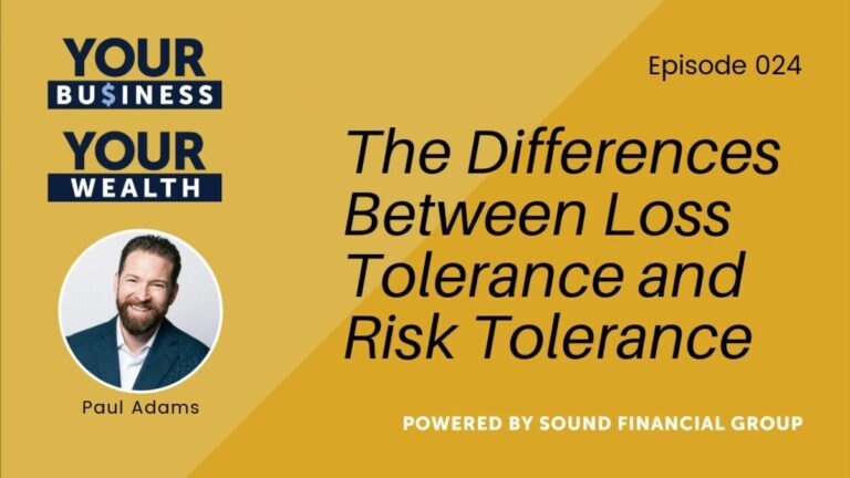 Podcast Episode 24: The Differences Between Loss Tolerance and Risk Tolerance