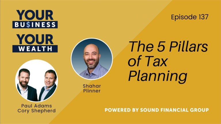 PODCAST EPISODE 137: THE 5 PILLARS OF TAX PLANNING WITH SHAHAR PLINNER