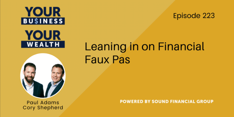 PODCAST EPISODE 223: Leaning in on Financial Faux Pas