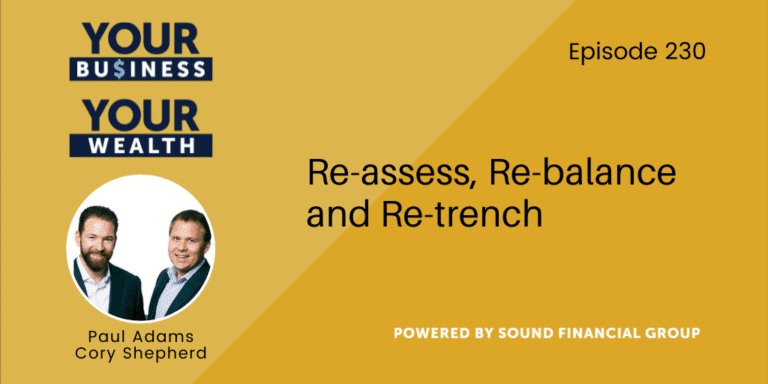 PODCAST EPISODE 230: Re-assess, Re-balance and Re-trench