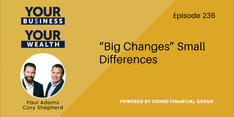 PODCAST EPISODE 236: “Big Changes” Small Differences