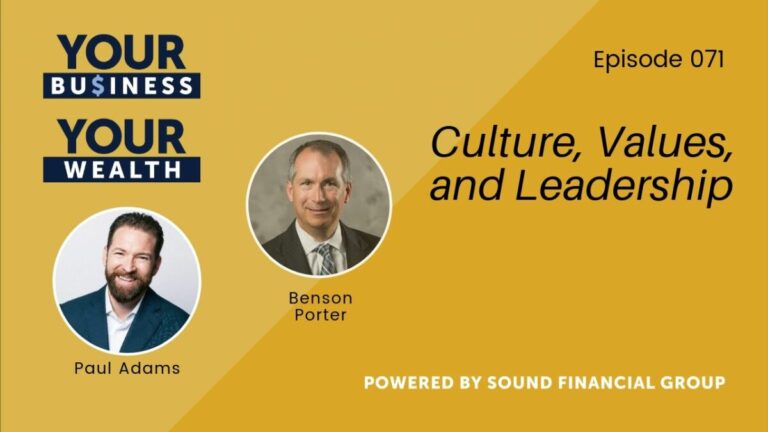 Podcast Episode 71: Culture, Values, and Leadership with Becu CEO, Benson Porter