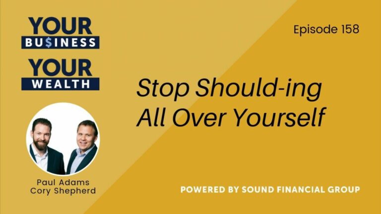 PODCAST EPISODE 158: STOP SHOULD-ING ALL OVER YOURSELF