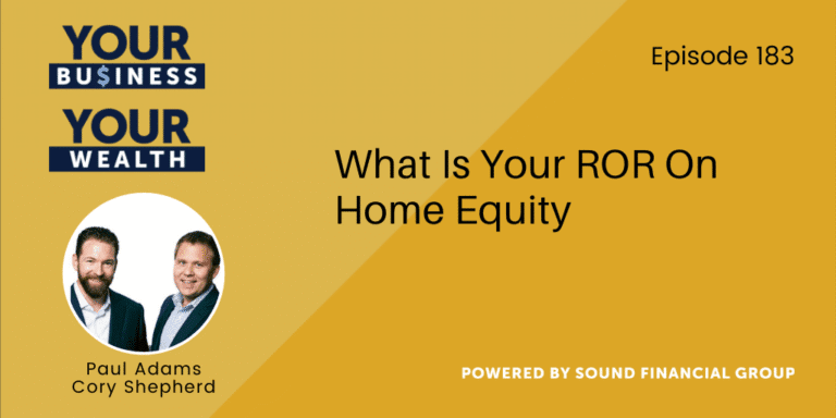 PODCAST EPISODE 183: What Is Your ROR On Home Equity? (Part 1)