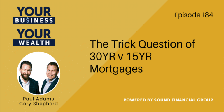 PODCAST EPISODE 184: Asset Investing Series (Part 2): The Trick Question of 30YR v 15YR Mortgages